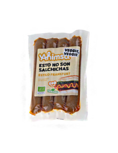 Salchichas veggie estilo Frankfurt (temperatura ambiente) (4 UND) Bio 230g AHIMSA